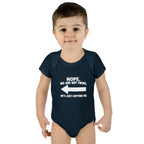 He Copies Left Infant Baby Rib Bodysuit