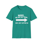 She Copies Right Softstyle T-Shirt