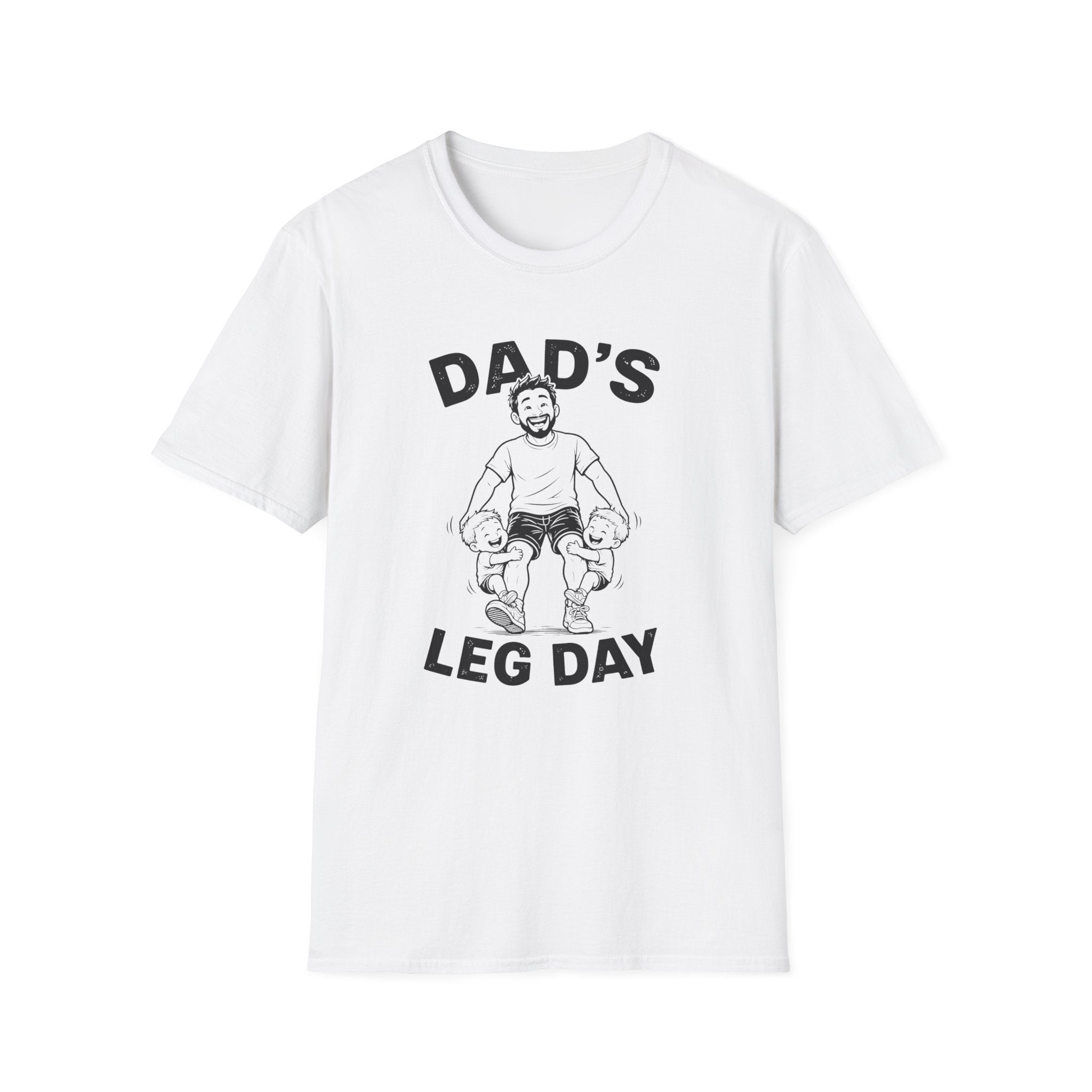 Dads Leg Day Funny Parents of Twins T-Shirt