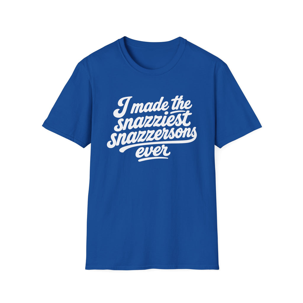 I made the Snazziest Snazzersons Ever Hilarious Twin Parent Shirt