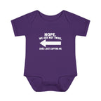 She Copies Left Infant Baby Rib Bodysuit