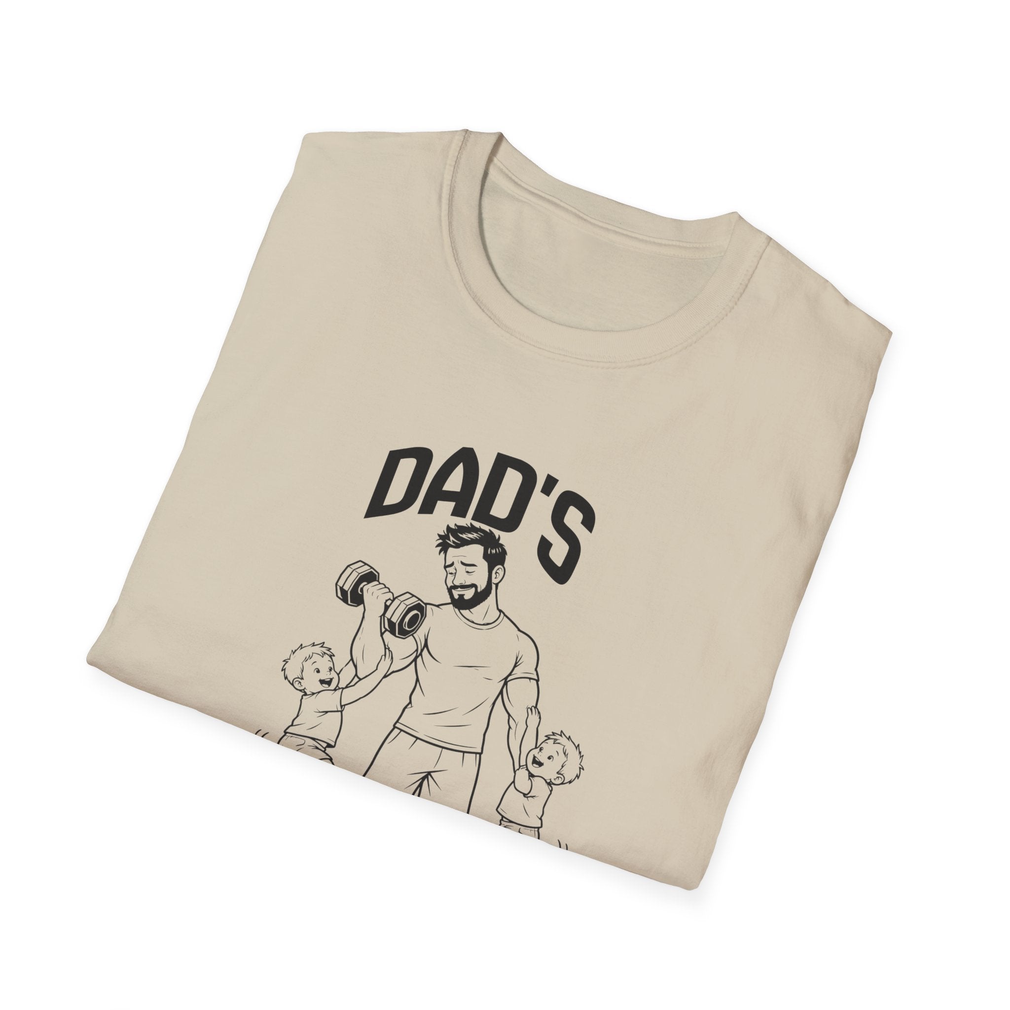 Dads Arm Day Funny Parents of Twins T-Shirt