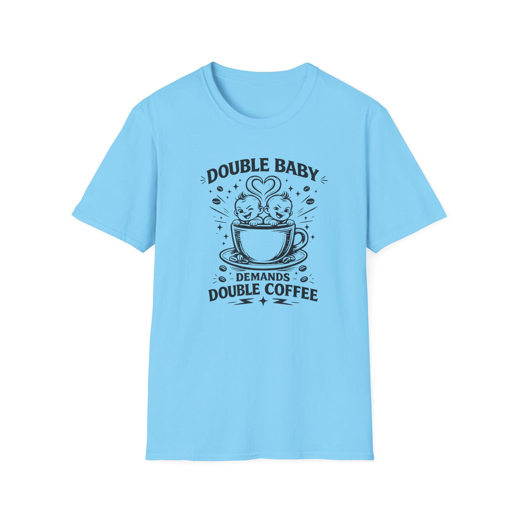 double coffe graphic Softstyle T-Shirt