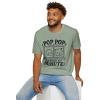 Pop Pop Needs a Minute Funny Family of Twins T-Shirt