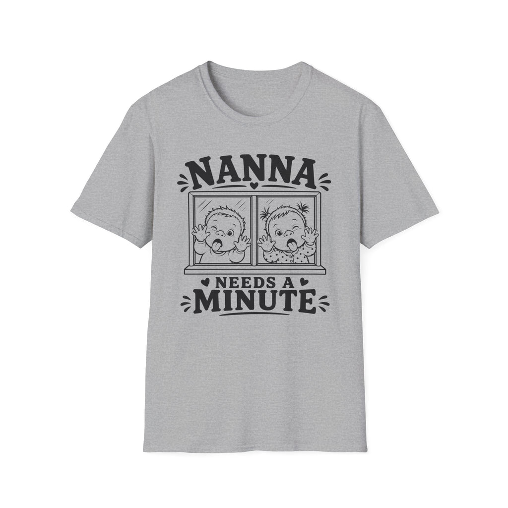 Nanna Needs a Minute Funny Family of Twin Shirts T-Shirt