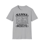 Nanna Needs a Minute Funny Family of Twin Shirts T-Shirt
