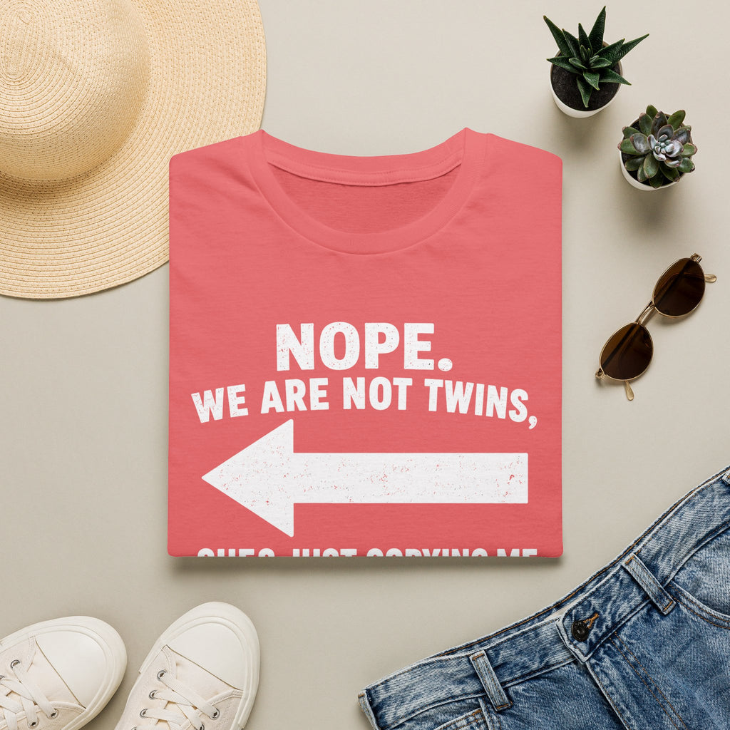 She Copies Me Left Softstyle T-Shirt