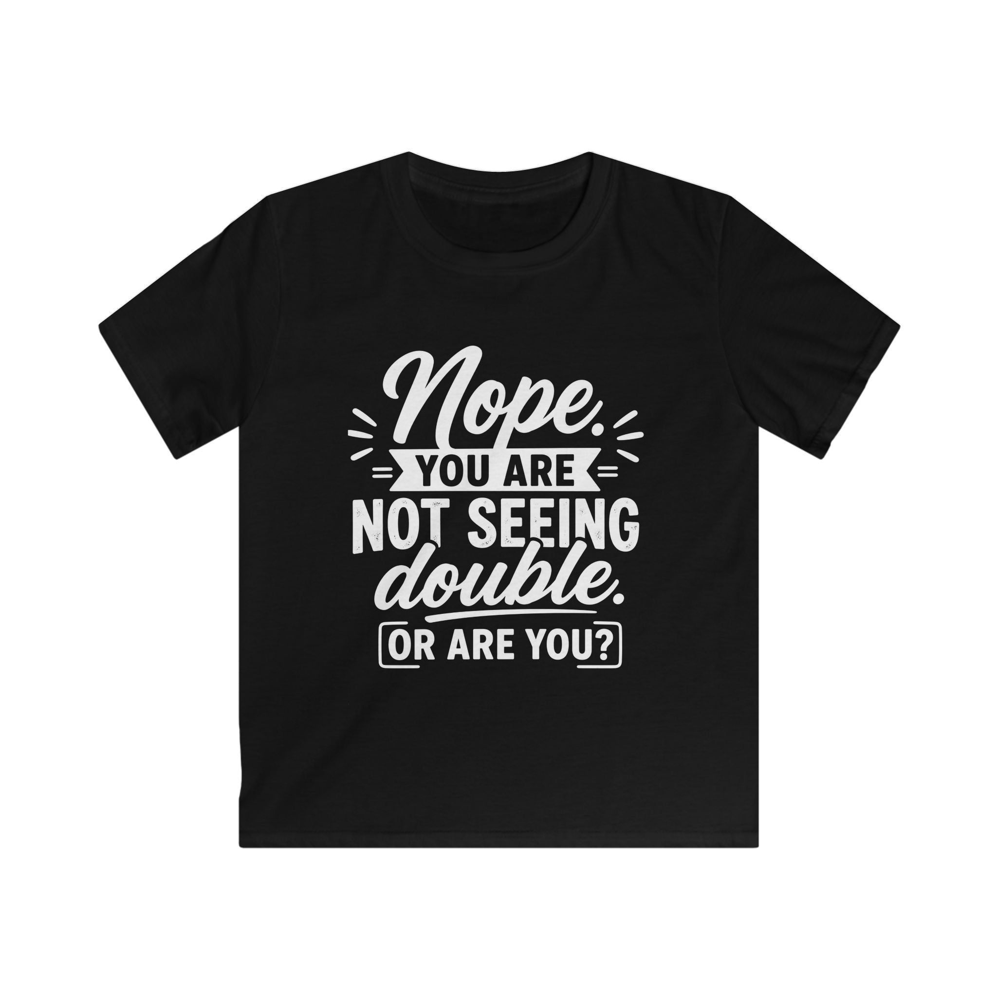 Nope. You are not seeing double, or are you Funny Kid Twin Tshirt