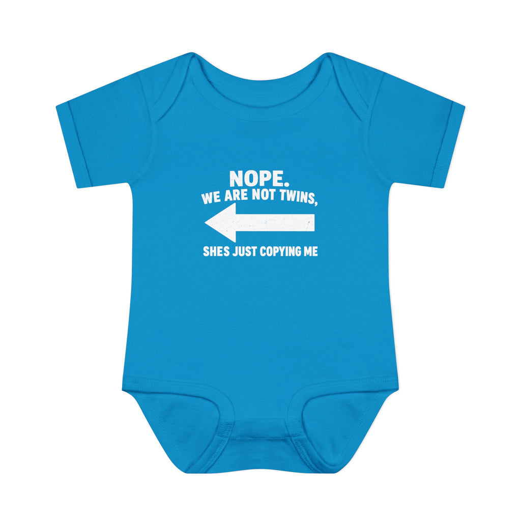 She Copies Left Infant Baby Rib Bodysuit