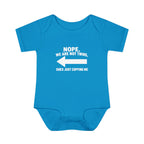 She Copies Left Infant Baby Rib Bodysuit