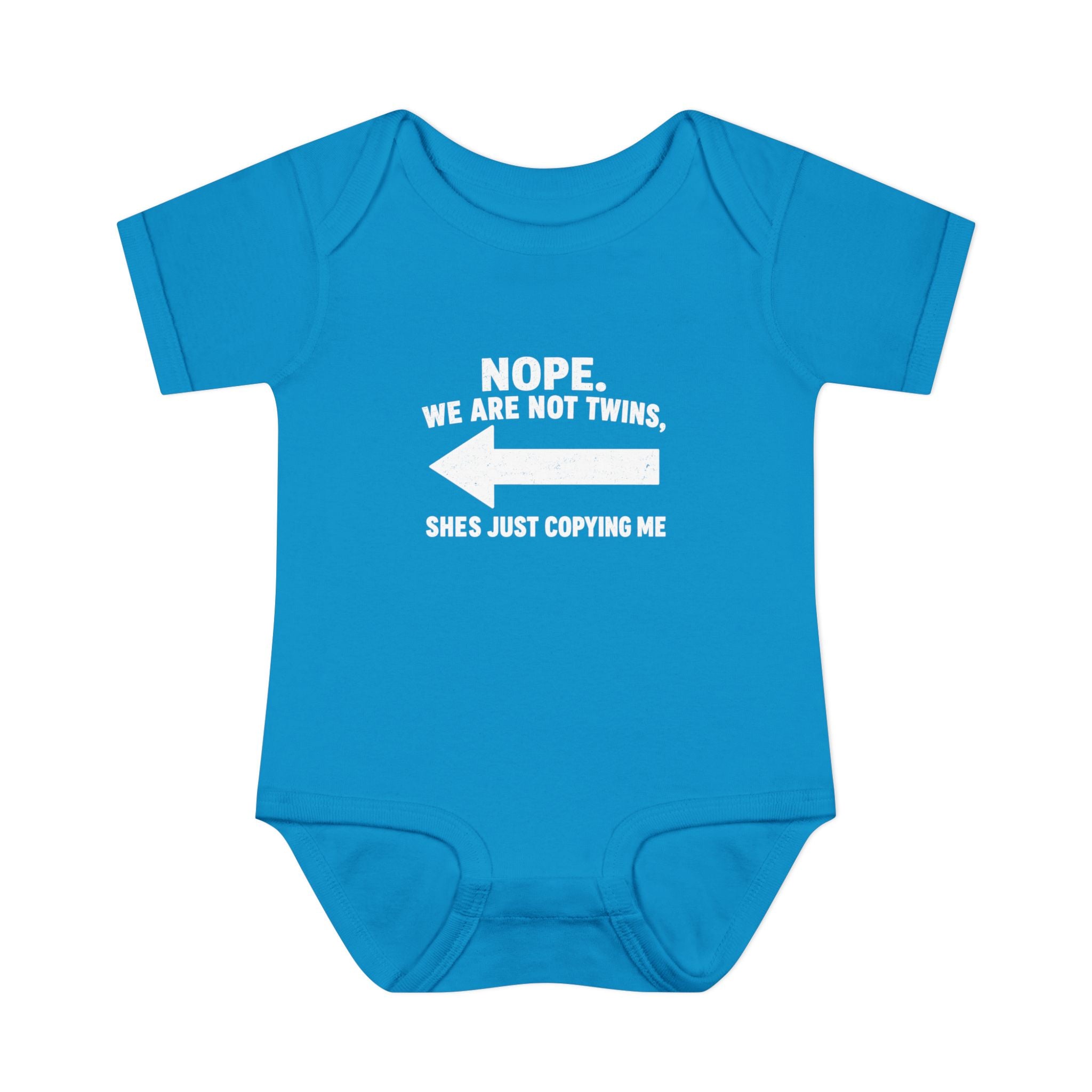 She Copies Left Infant Baby Rib Bodysuit
