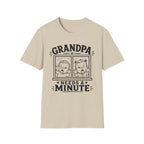 Grandpa Needs a Minute Funny Twin Shirt
