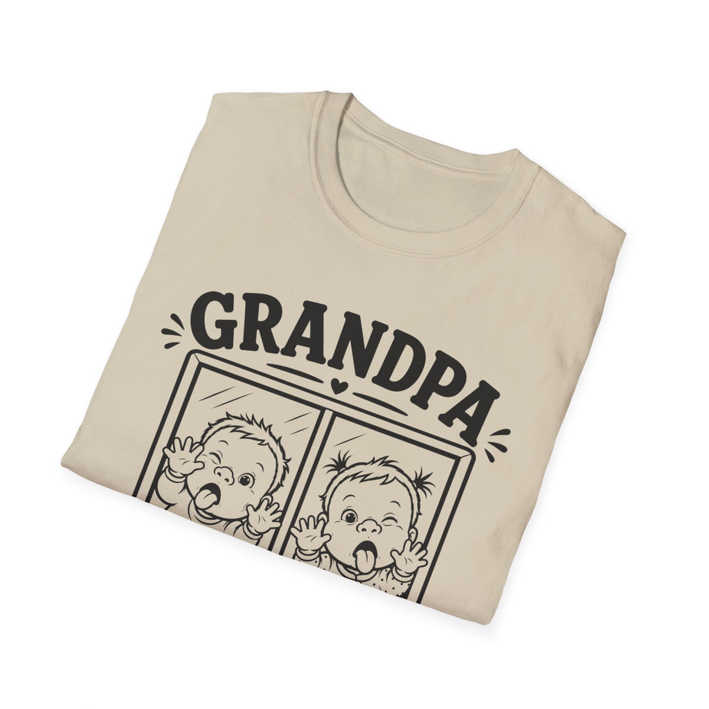 Grandpa Needs a Minute Funny Twin Shirt