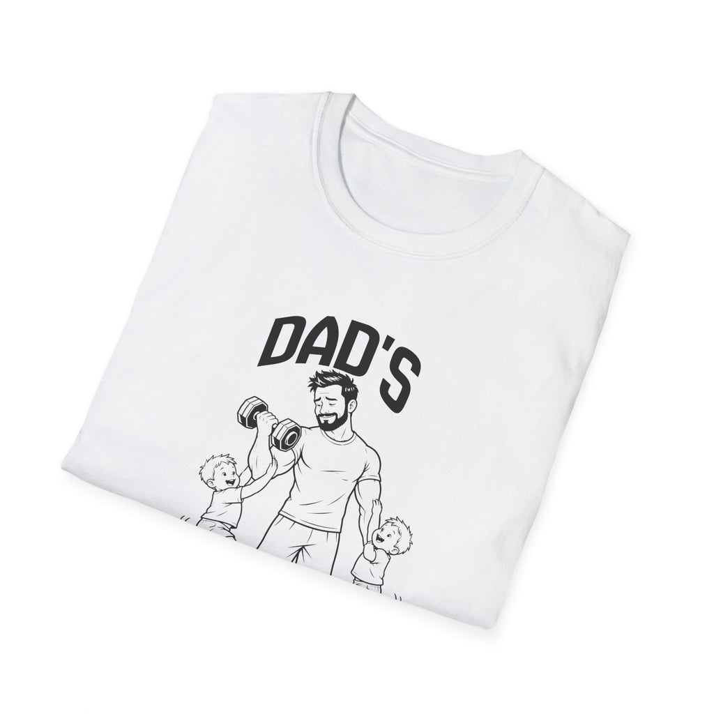 Dads Arm Day Funny Parents of Twins T-Shirt