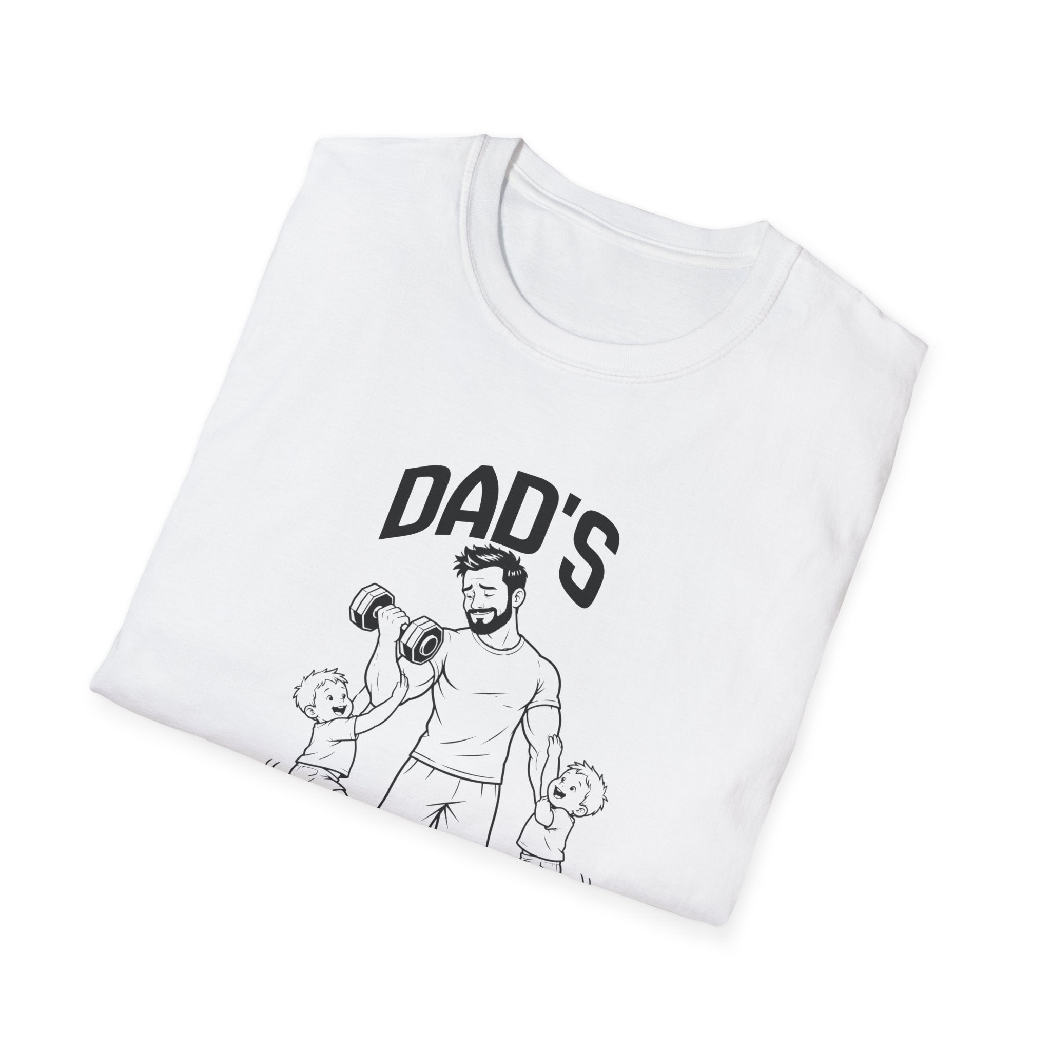 Dads Arm Day Funny Parents of Twins T-Shirt