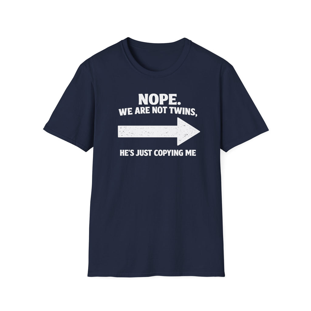 He Copies Me Right Softstyle T-Shirt