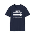 Nope, We're not twins-He's Copying Me Adult Twin Shirt (Right Arrow)
