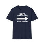 He Copies Me Right Softstyle T-Shirt