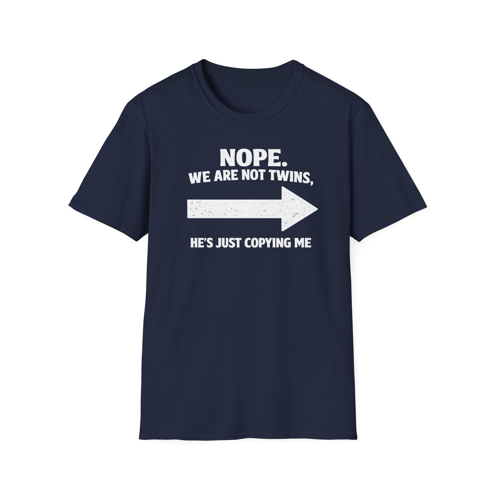 He Copies Me Right Softstyle T-Shirt
