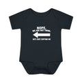 Nope, We're Not Twins- He's Copying Me Infant Twin Bodysuit (Left Arrow)