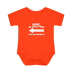 He Copies Left Infant Baby Rib Bodysuit
