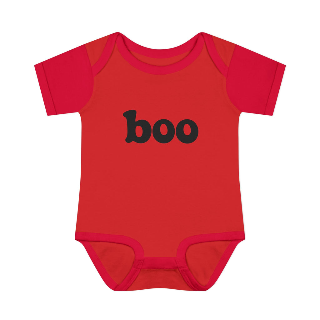 Boo Funny Twin Baby Bodysuit