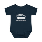 She Copies Left Infant Baby Rib Bodysuit