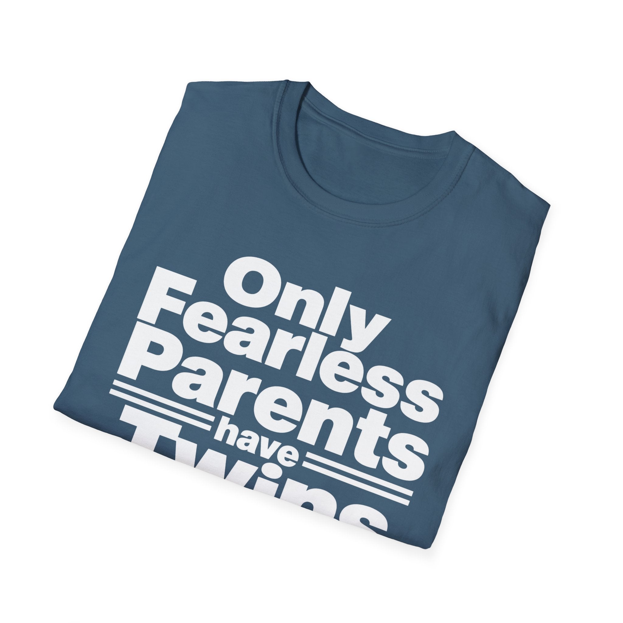 Only Fearless Parents Make Twins Hilarious Twin Parent Shirt