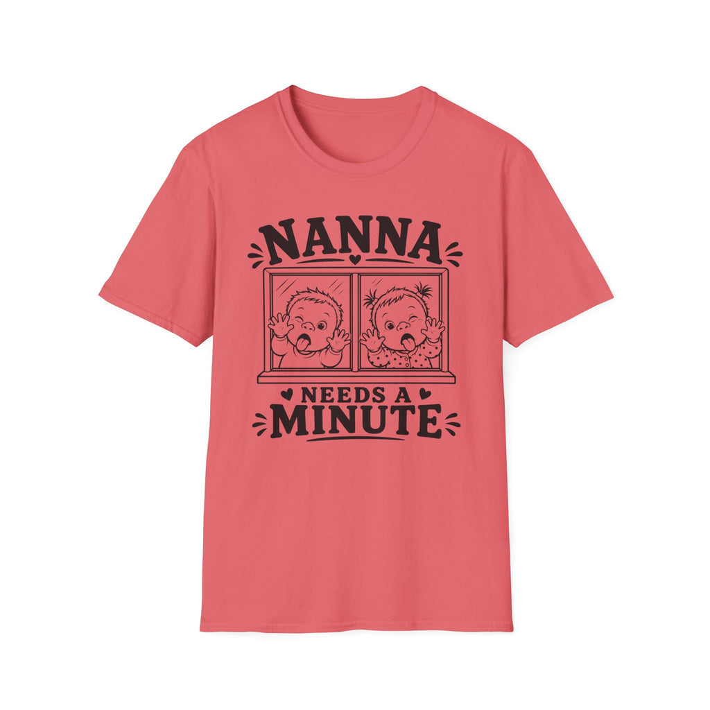 Nanna Needs a Minute Funny Family of Twin Shirts T-Shirt
