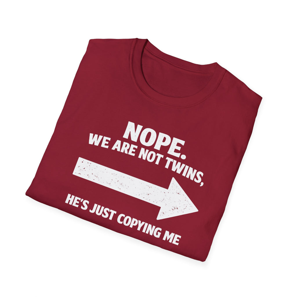 He Copies Me Right Softstyle T-Shirt