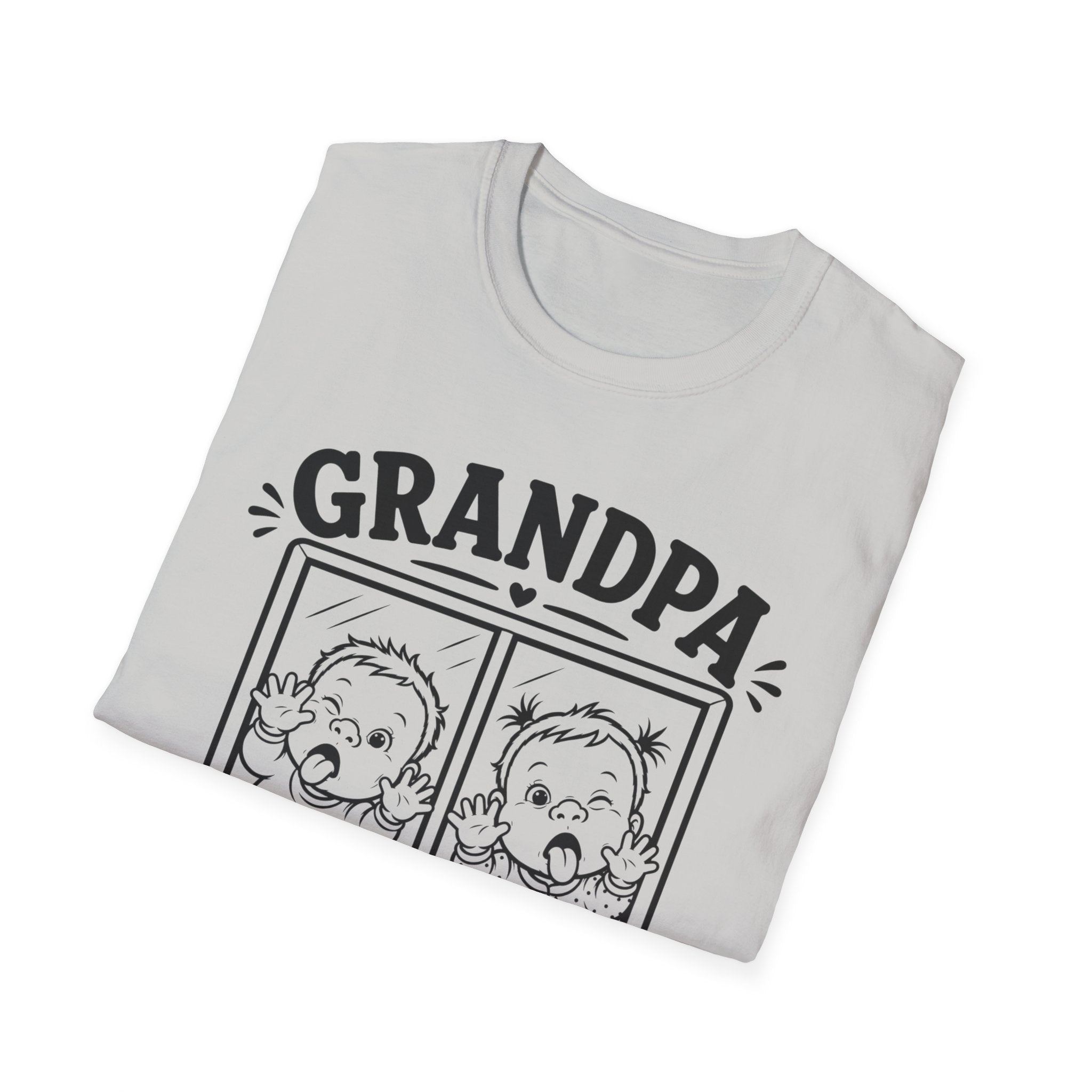 Grandpa Needs a Minute Funny Twin Shirt