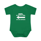 He Copies Left Infant Baby Rib Bodysuit