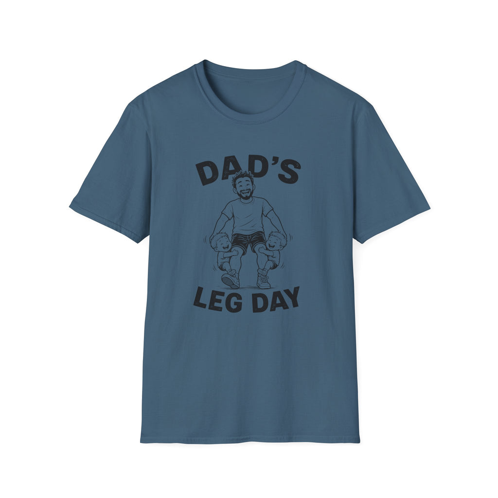 Dads Leg Day Funny Parents of Twins T-Shirt