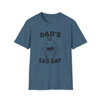 Dads Leg Day Funny Parents of Twins T-Shirt