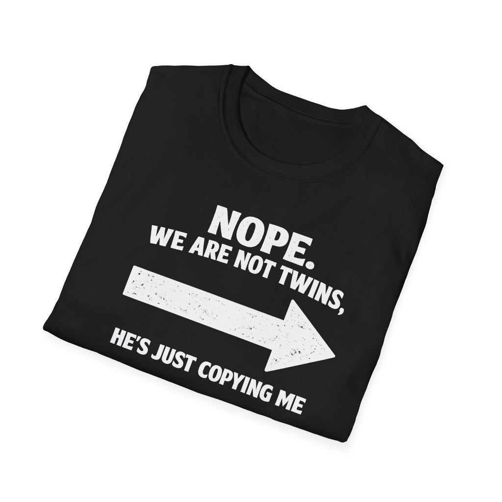 He Copies Me Right Softstyle T-Shirt