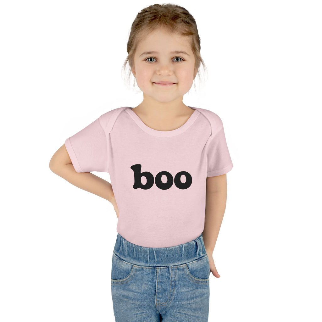 Boo Funny Twin Baby Bodysuit