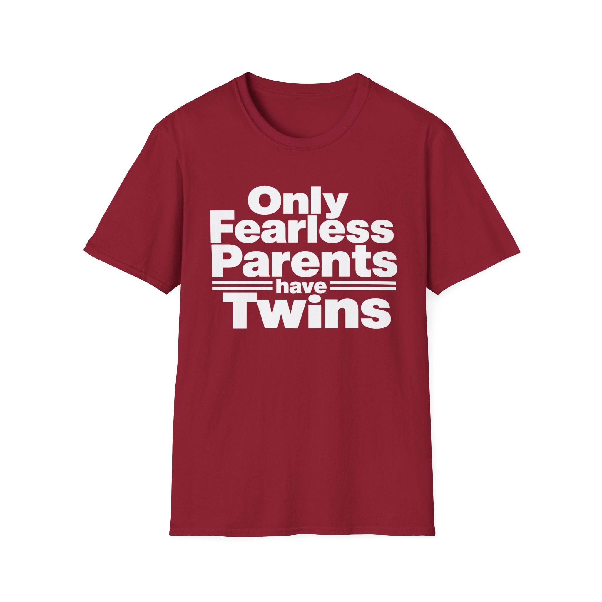 Only Fearless Parents Make Twins Hilarious Twin Parent Shirt