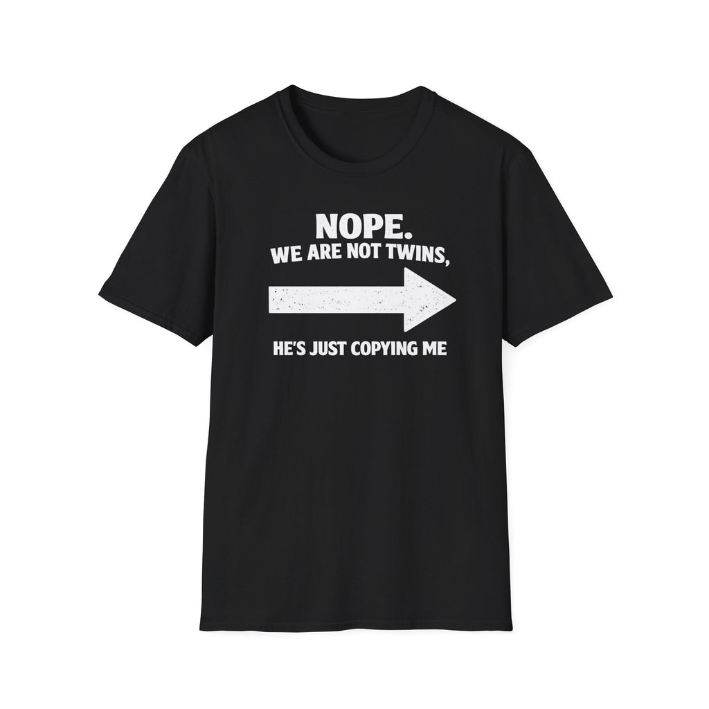 He Copies Me Right Softstyle T-Shirt