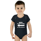He Copies Left Infant Baby Rib Bodysuit