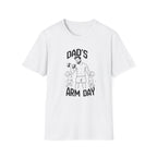 Dads Arm Day Funny Parents of Twins T-Shirt