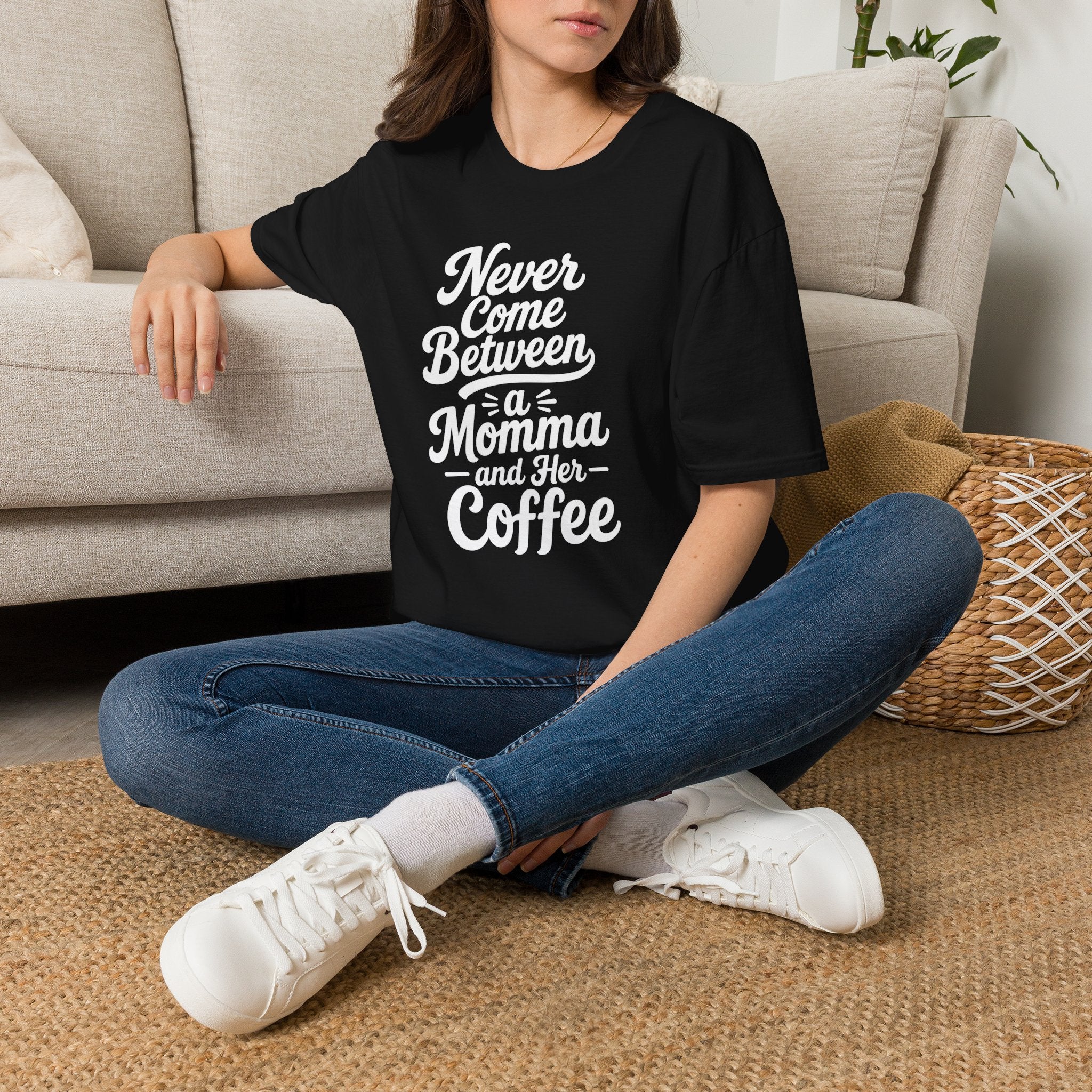 Never Come Between a Momma and Her Coffee Hilarious Twin Parent Shirt